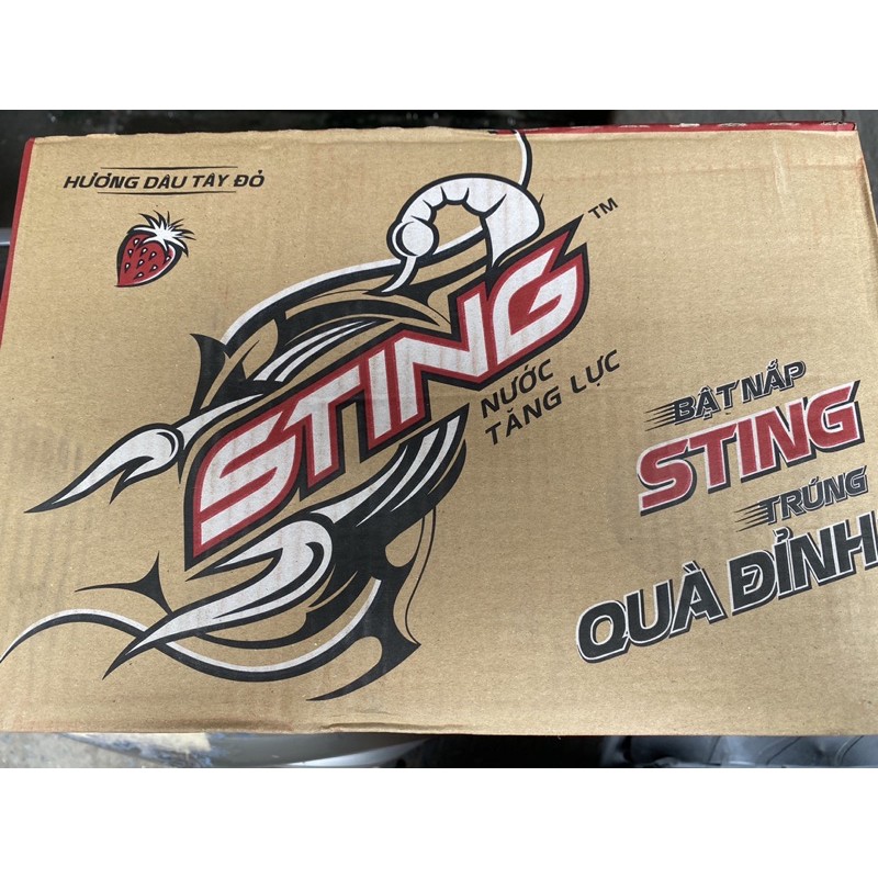 24 Chai nước tăng lực Sting hương dâu 330ml | BigBuy360 - bigbuy360.vn
