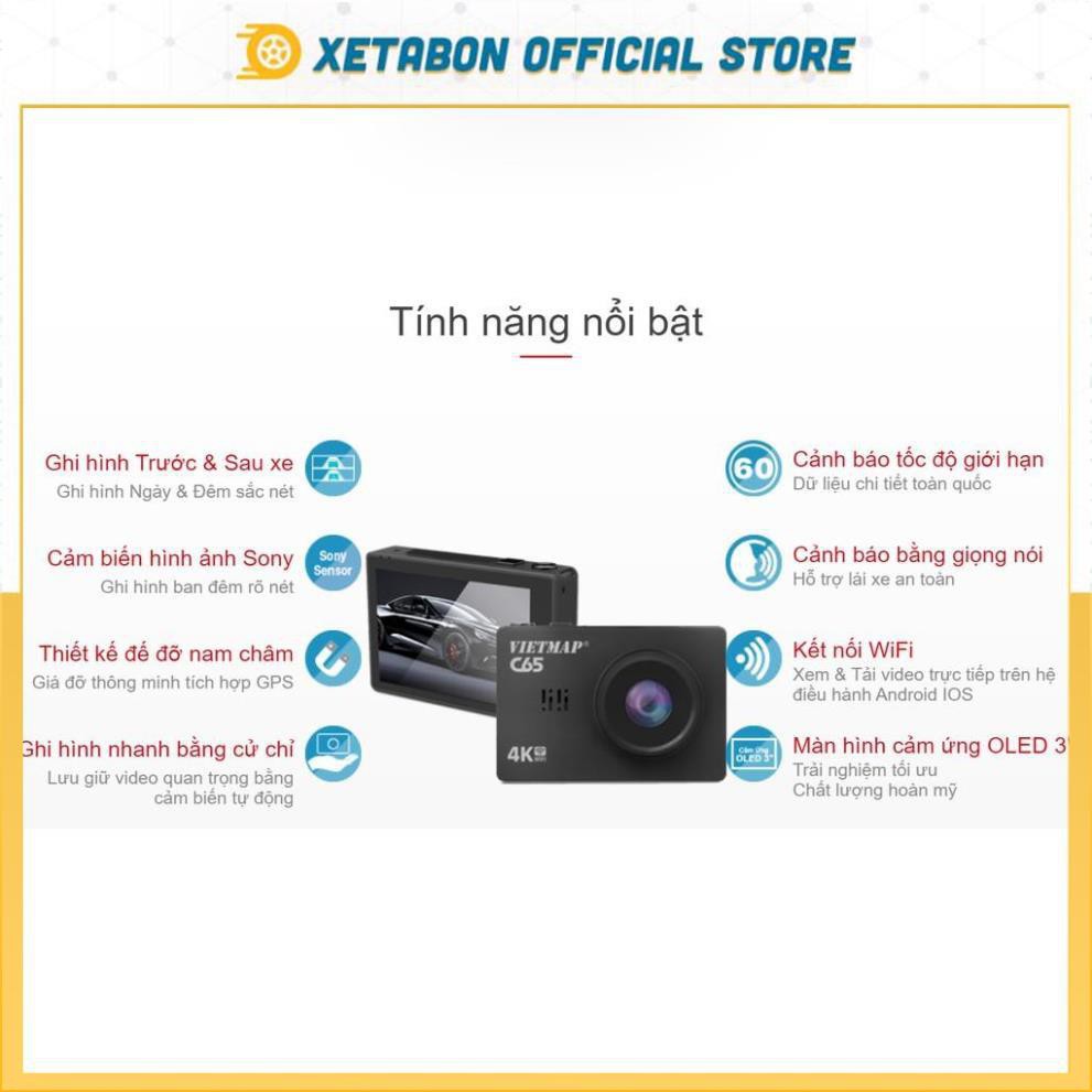 VIETMAP C65 - Camera Hành Trình Ô Tô Màn Hình Cảm Ứng, Cảnh Báo Giọng Nói, Quay Góc Rộng 170 độ Full HD | BigBuy360 - bigbuy360.vn