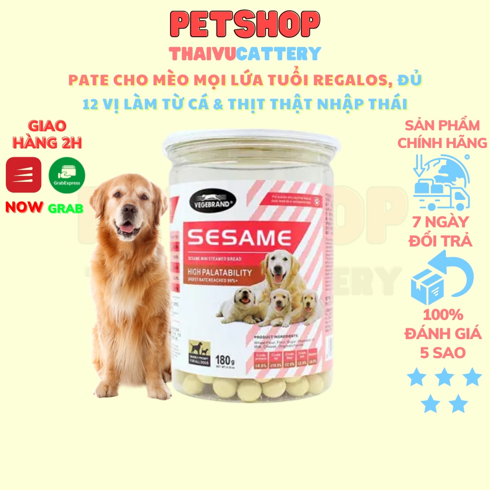 Bánh thưởng Phomai Sesame bổ sung dinh dưỡng cho chó