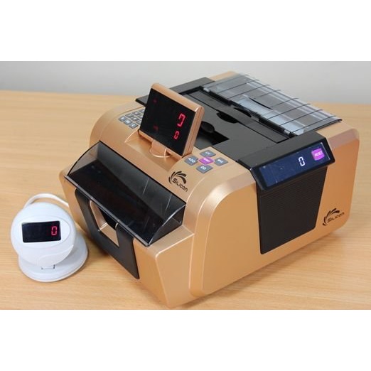Máy đếm tiền nhập khẩu SILICON MC2900, máy đếm tiền mini tự động chính hãng, đếm VND, USD, ERO- BH 1 năm