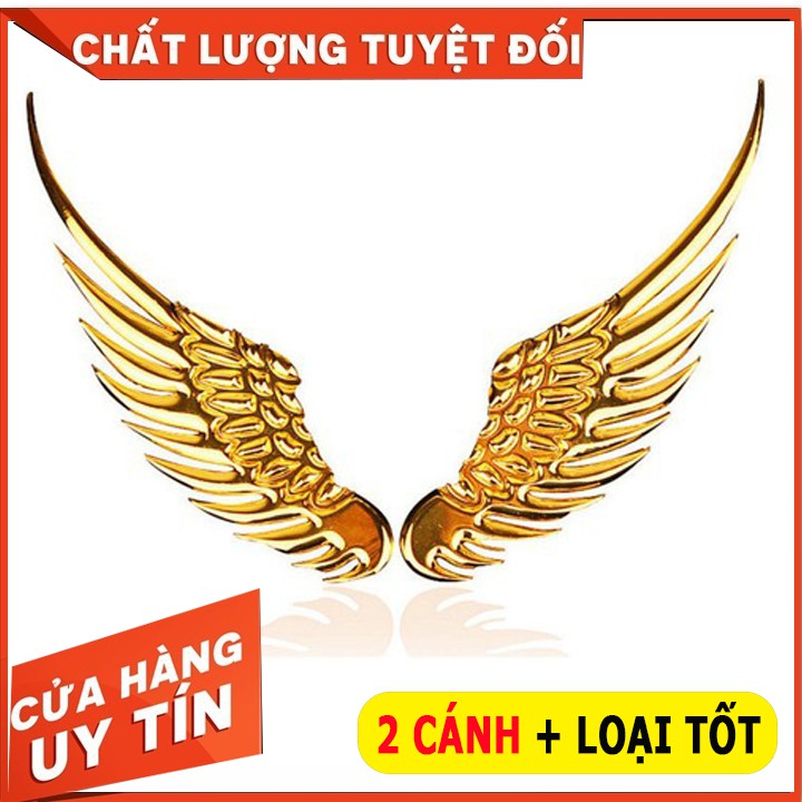 Đôi cánh thiên thần trang trí ô tô xe máy, cánh én thiên thần, Ticker 3D bộ cánh chim ưng