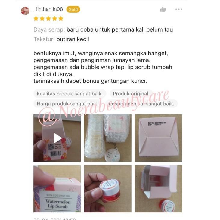 (Hàng Mới Về) Son Môi Tẩy Tế Bào Chết Hương Dưa Hấu Noera