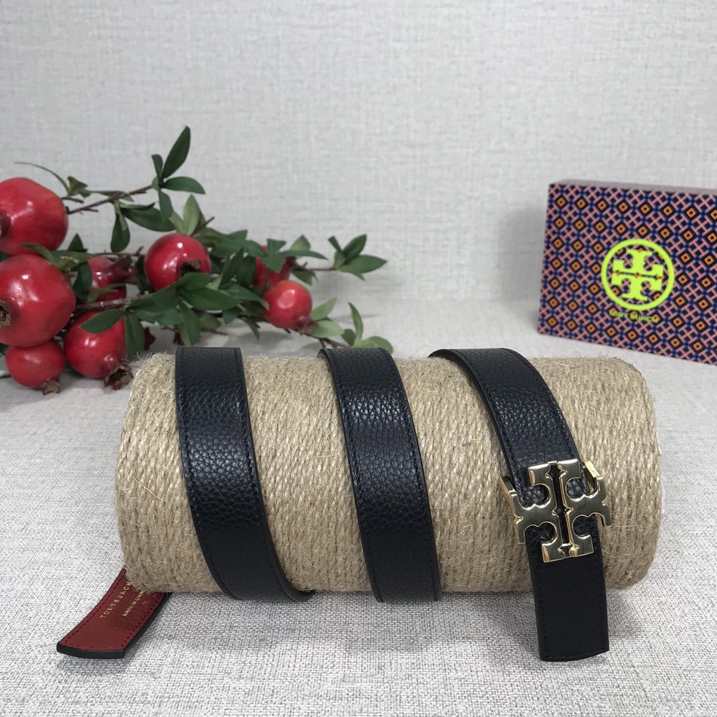 Nịt Tory burch xuất xịn da thật 100% mặt khóa logo mạ Gold sang trọng, thắt lưng nữ 2 mặt tiện dụng