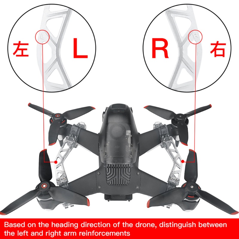 1 Cặp Đai Cánh Tay Bảo Vệ Cho Drone Điều Khiển Từ Xa FPV