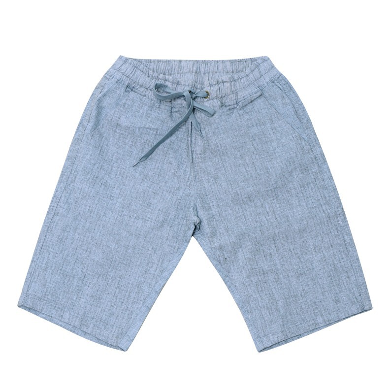 Quần shorts kaki nam lưng thun cột dây thời trang cao cấp QS01-Xanh biển [NEW 2019]