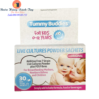 Men vi sinh Tummy Buddies của Anh cho bé