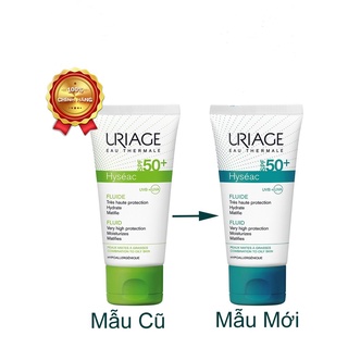 Kem Chống Nắng Cho Da Dầu mụn Uriage Hyseac Fluide SPF50 50ml mẫu mới nhất 2020