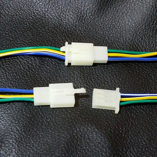 10 CẶP JACK NỐI ĐIỆN XE MÁY - 3 CHÂN