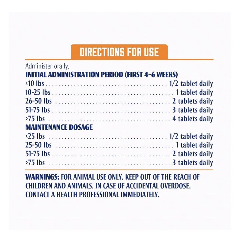 Prosense Hip and Joint Advance - Vitamin bổ xương khớp cho chó 60 viên/hộp