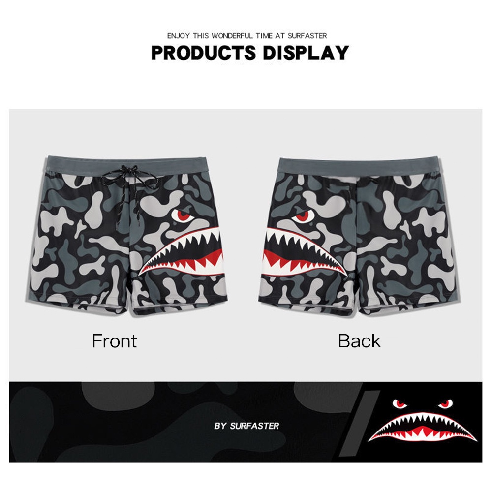 Quần short thể thao BAPE họa tiết cá mập thời trang mùa hè cho nam 2022