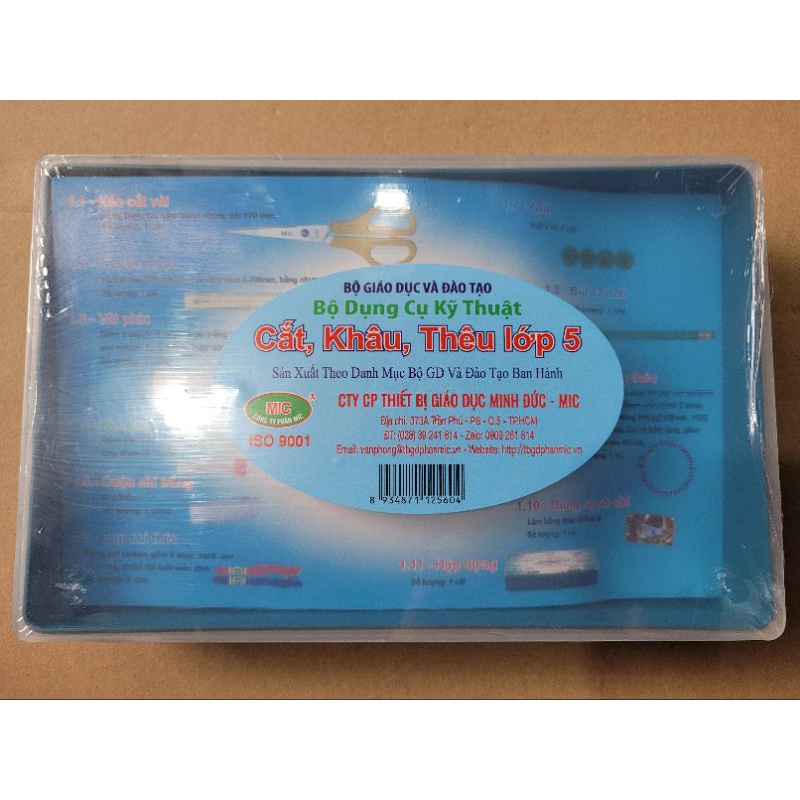Bộ cắt khâu thêu Lớp 5.