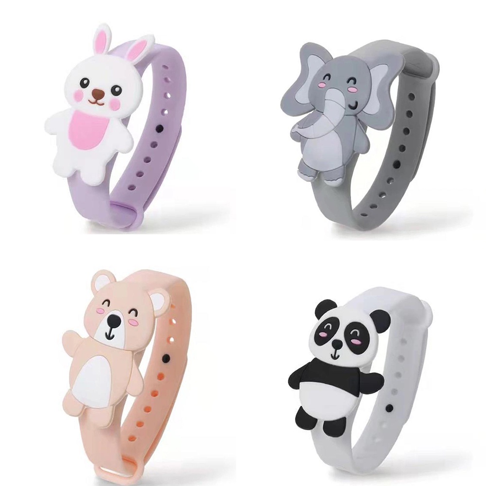 1 vòng đeo tay chống muỗi họa tiết hoạt hình thời trang mùa hè cho bé