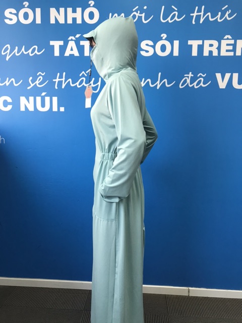 Áo chống nắng thông hơi dáng dài