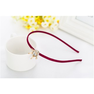 Bờm cài tóc hình vương miện đính đá (Song An Eco)