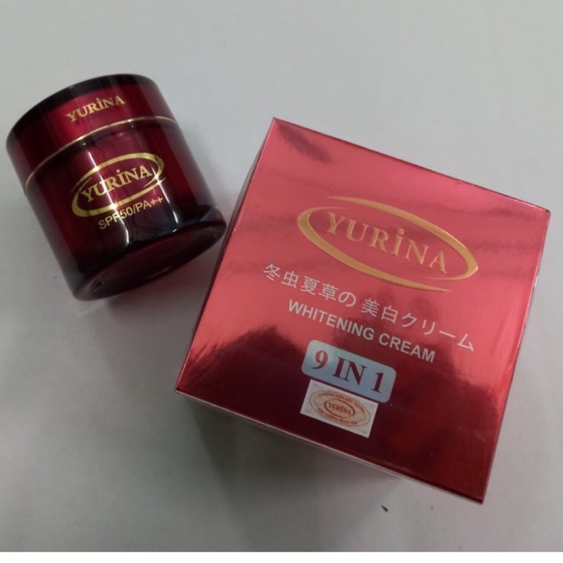 Kem Trắng Da YURINA Đông Trùng Hạ Thảo Collagen 9 In 1