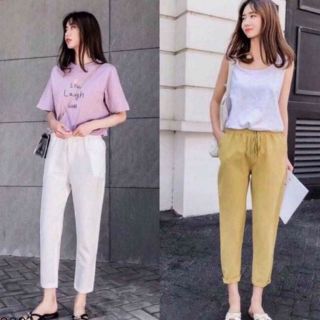 [Video kèm ảnh thật baggy đũi linen VNXK]