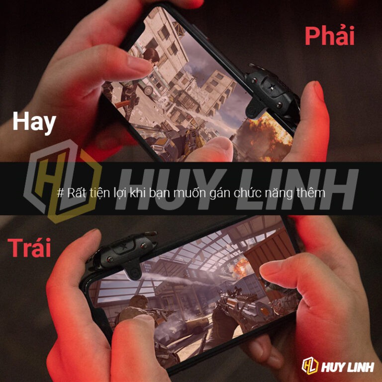 Nút bắn chơi game FPS GameSir F5 Falcon mini/Auto Tap khủng _ Hỗ trợ PUBG Mobile, Liên quân cực tốt