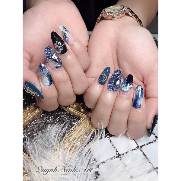 Gel nhện Vinimay lẻ màu đen, trắng, nhũ vàng, nhũ bạc