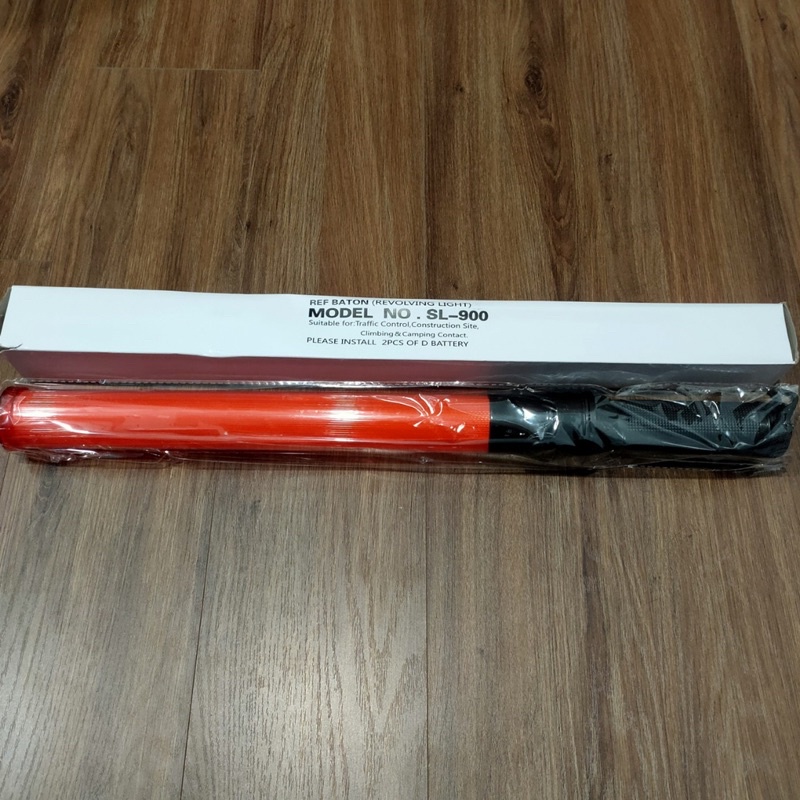 Gậy chỉ huy giao thông CÓ SÁNG ĐÈN MÀU ĐỎ