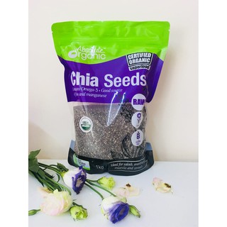 HẠT CHIA Seeds Úc Túi Tím Absolute Organic 1kg