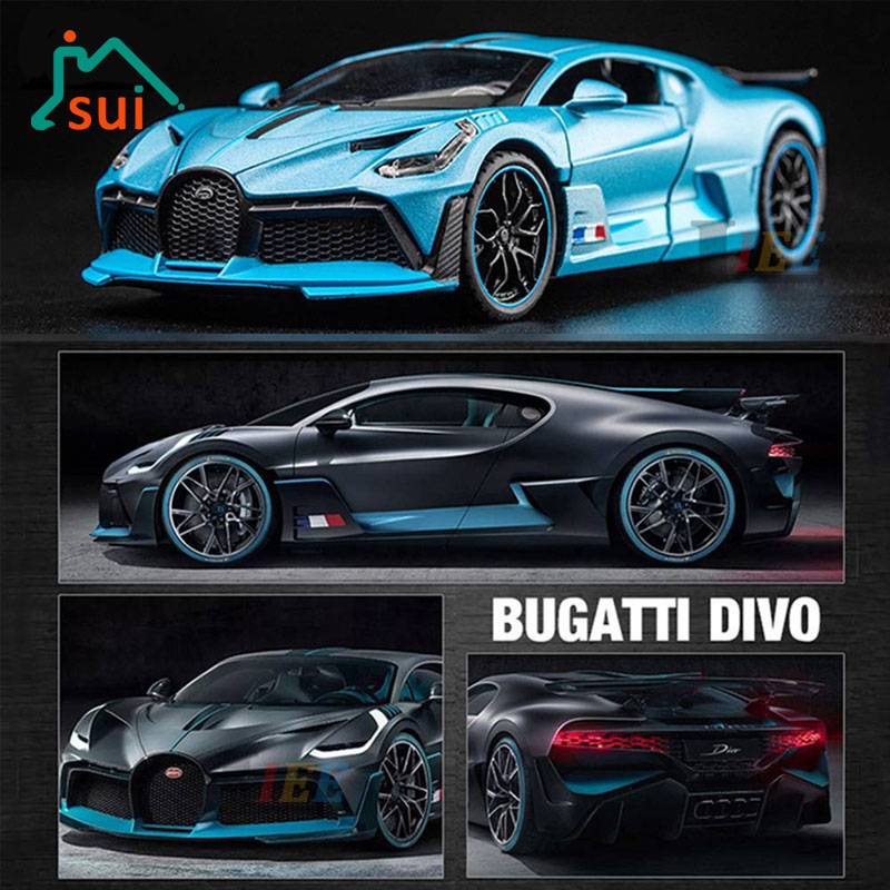 Đồ chơi mô hình xe hơi Bugattis-DIVO đúc khuôn hợp kim tỷ lệ 1:32