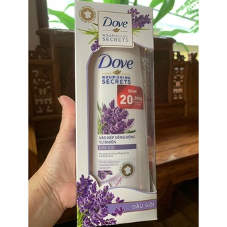 Dầu gội Dove vào nếp sống động hương hoa oải hương 330ml