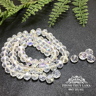 Nguyên liệu Pha lê trắng 6MM