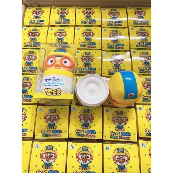 Kem nẻ dưỡng da cho bé PORORO goat milk mild cream