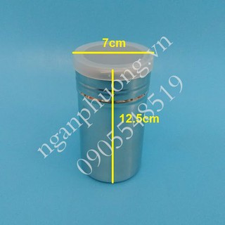 Hủ rắc bột , Lọ inox rắc bột cacao , matcha, hủ đựng tiêu