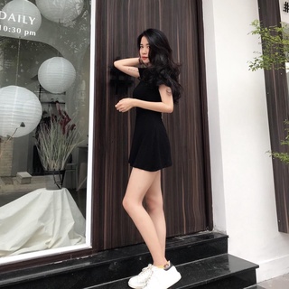 [AITHEE] BASIC DRESS Váy cổ tròn form A