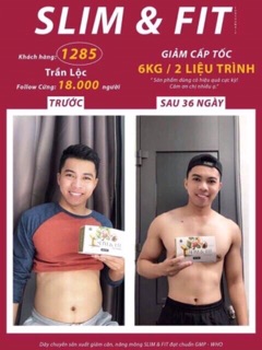 GIẢM CÂN SLIM & FIT PLUS MẪU MỚI [MUA 1 TẶNG 13]