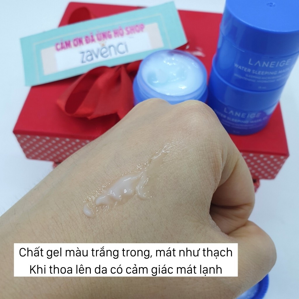 Mặt Nạ Ngủ LANEIGE Cho Làn Da Căng Mọng Nước Water Sleeping Mask (Mini 15ml)