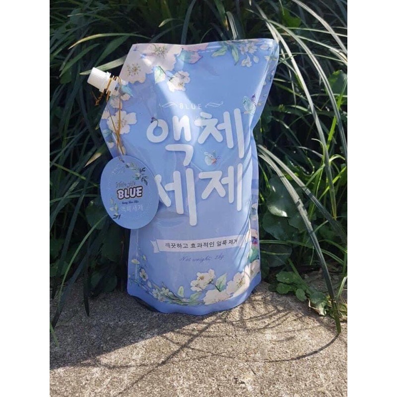 NƯỚC GIẶT BLUE HÀN QUỐC 2kg Hương Thảo Mộc