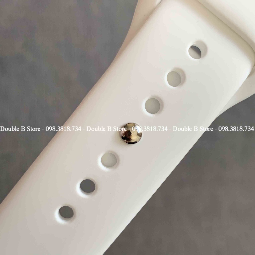 Dây Apple Watch Cao Su Sport Band Màu Trắng Đủ Màu Dành Cho Apple Watch Series SE/6/5/4/3/2/1 38mm | 40mm | 42mm | 44mm