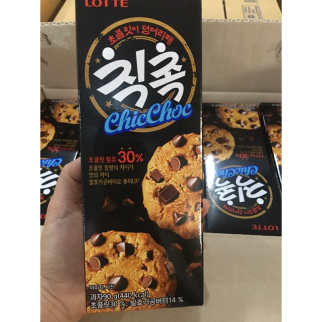 Bánh cookie sô cô la và tiramisu 90g Lotte | BigBuy360 - bigbuy360.vn