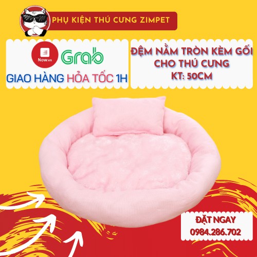 Đệm chó mèo siêu rẻ - Ổ nệm cho chó mèo kèm gối