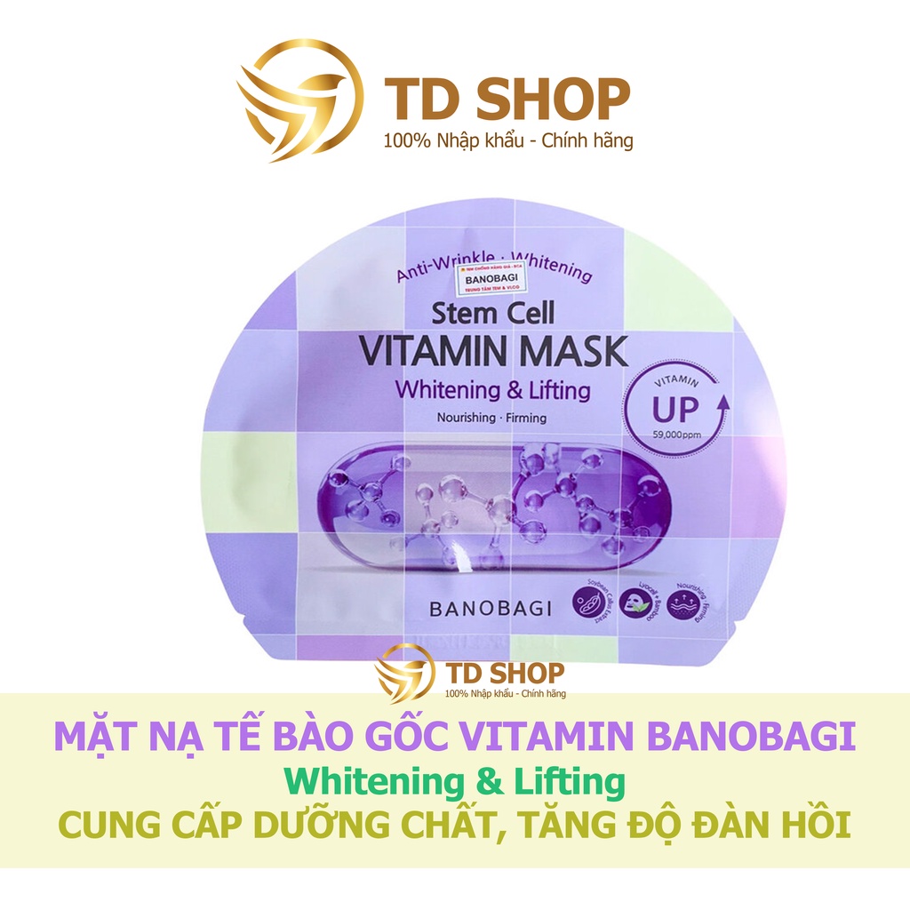 Mặt Nạ Dưỡng Da Banobagi Vita Genic Jelly Mask 2020 30ml - TD Shop