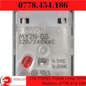 relay 8 chân dẹp nhỏ omron MY2N-GS AC220