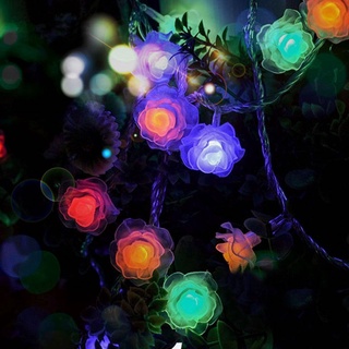 Rose Flower String Light LED Romantic Fairy Light Wedding Party String Lights