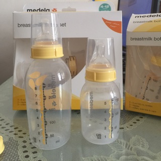 Bình sữa 150ml và gioan trắng