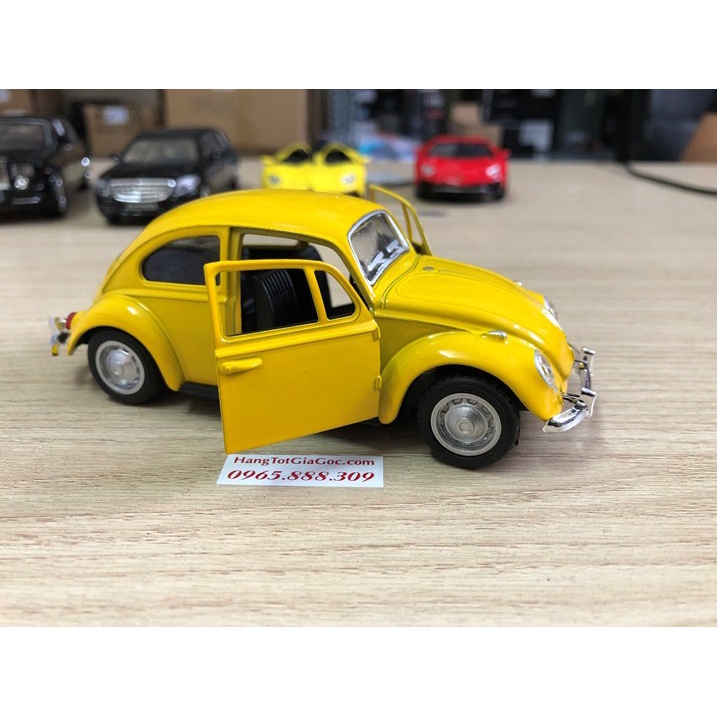 Mô hình hợp kim xe hơi cổ điển Volkswagen Beetle 1:36