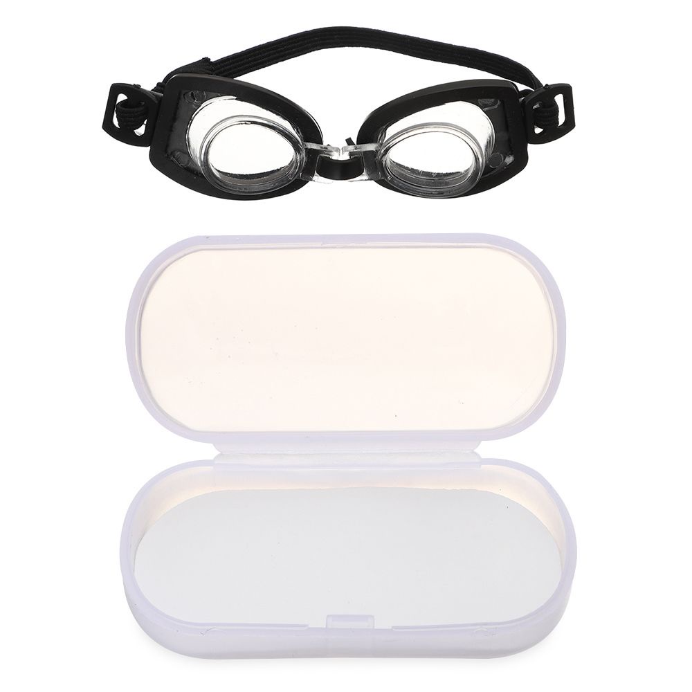 Kính bơi gọng nhựa màu đen phong cách thể thao sáng tạo cho búp bê tỉ lệ 1/6