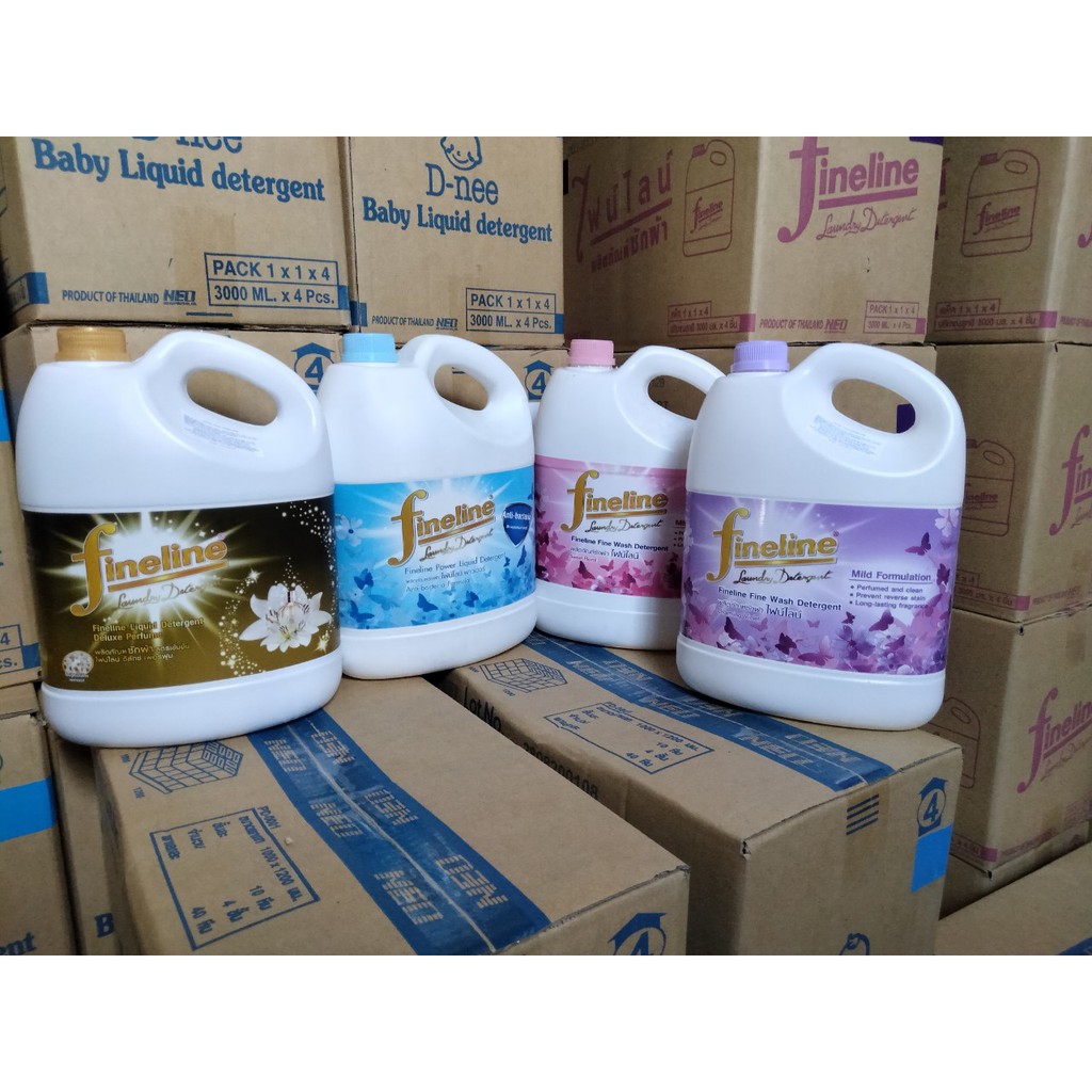 [HCM] Nước Giặt Thái Lan Fineline 3000ml Hàng Cao Cấp Chính Hãng