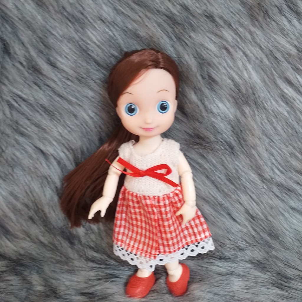 Búp Bê Bjd Trang Điểm Đầy Đủ 12 khớp 15cm -BJD 1/8 Mắt 3D Mini Dolls