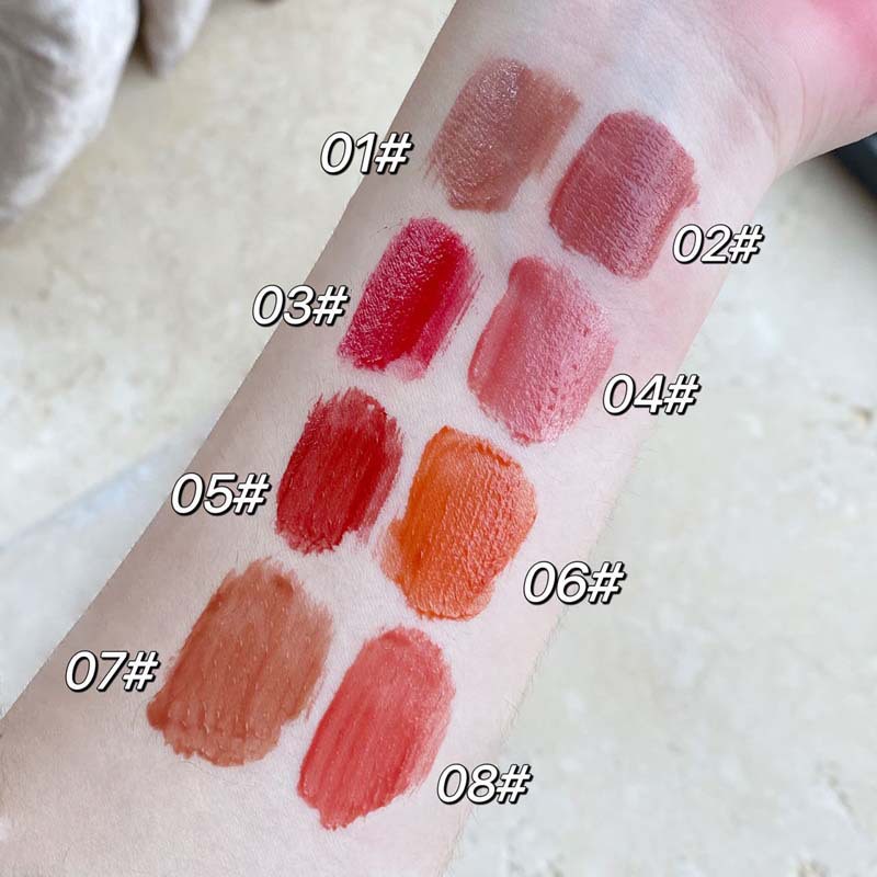 Son kem bóng Herorange thạch trà căng mọng nhẹ môi có ảnh shop chụp