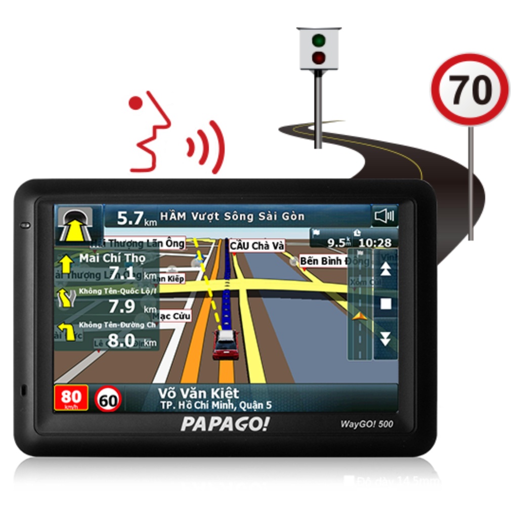 Mua Vietmap Waygo 500 - Màn hình Dẫn đường Vietmap S1 - Cảnh báo tốc độ ...