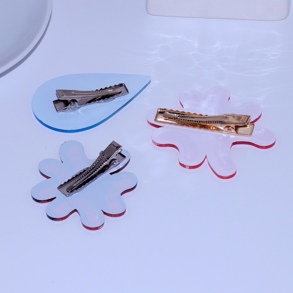 Kẹp Tóc Hình Giọt Nước Phong Cách Hàn Quốc Cho Nữ