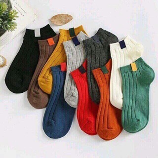 SET 5 ĐÔI TẤT LEN GÂN CỔ NGẮN NỮ