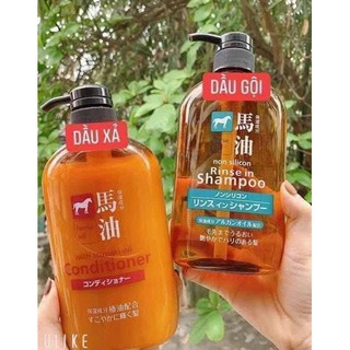 Dầu gội xả mỡ ngựa Horse Oil Nhật Bản