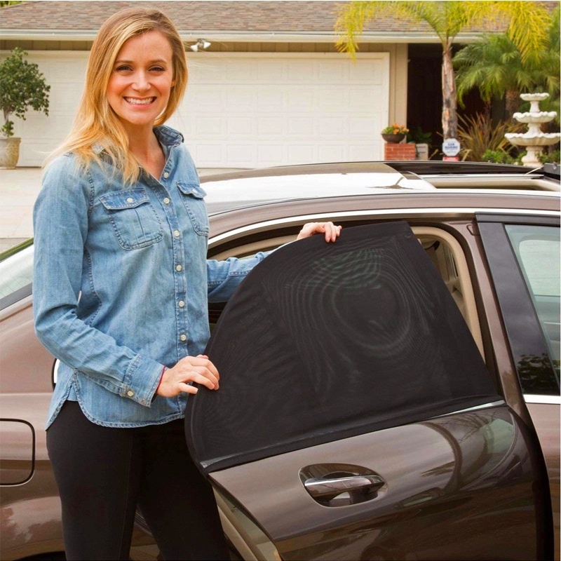 Tấm Lưới Che Nắng Cách Nhiệt Thoáng Khí Cho Cửa Sổ Xe Hơi Mitsubishi